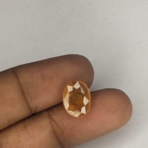 pukhraj gemstone 4.2 Carat Original Certified Natural AAAA+  SuperFine Quality Loose Yellow Saaphire Pukhraj  Online