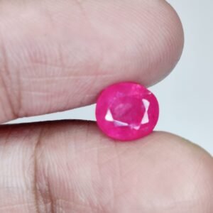Top-Grade Natural Ruby Stone - Lab-Tested & Certified 2.25 Ct