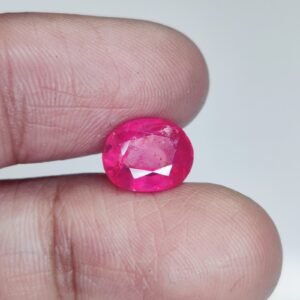 Astrological Ruby (Manik) Gemstone - Energized & Natural 3.3 Ct