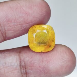 Genuine Yellow Sapphire Stone for Zodiac & Horoscope 9.65Ct