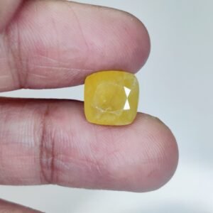 Lab-Certified Pukhraj Gemstone -   & Quality 6.3Ct